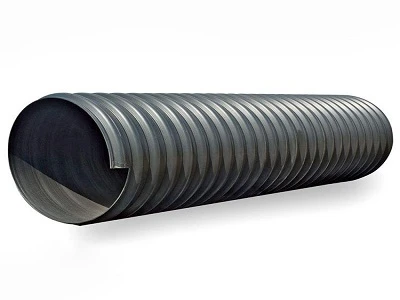Σπειροειδής σωλήνας HDPE με ενισχυμένη λωρίδα χάλυβα για αποστράγγιση μεγάλης...